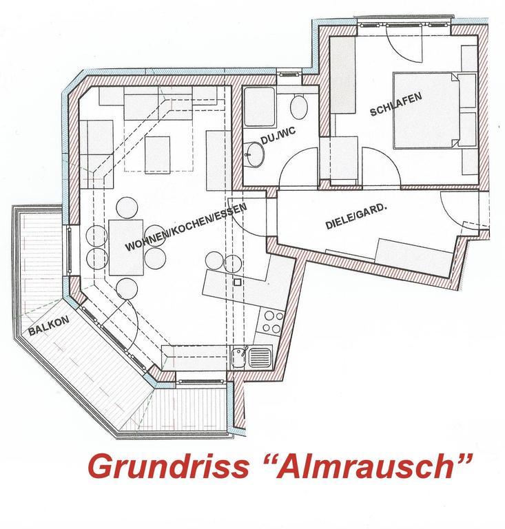 Am Schwand Lägenhet Grän Exteriör bild